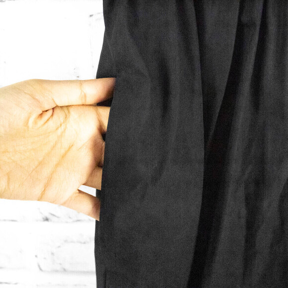 Madewell Black Cotton Sweetheart‎ Puff Sleeve Fit and Flare Mini Dress Size 6 - Picture 6 of 12